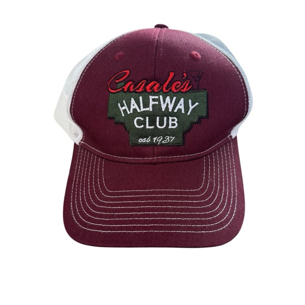 Casale’s Halfway Club Trucker Hat Curved Bill Mesh SnapBack Enclosure Adult
